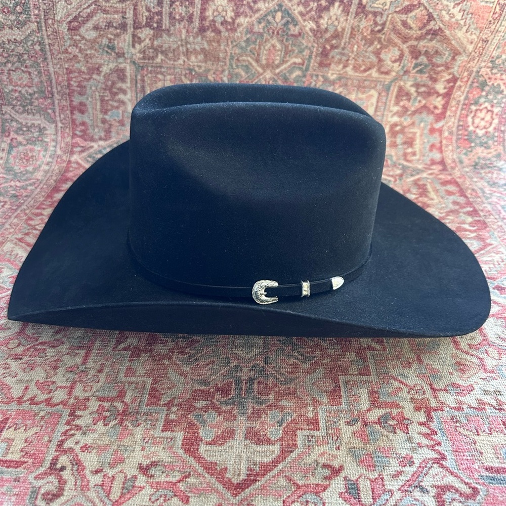 Vintage Resistol 7X Beaver Self-Conforming Western Cowboy Hat 7 3/8 USA